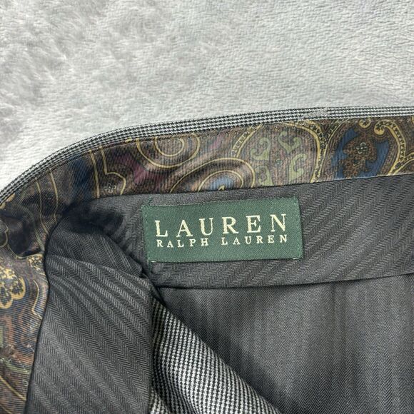 Polo‎ Ralph Lauren Dress Pant Mens 36/30 Gray Pleated cuffs - Picture 3 of 11